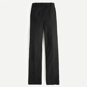 J. Crew High Rise Solid Black Dress Pants
